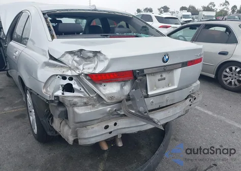 2003 BMW 745I из США, поврежденный, VIN WBAGL63433DP64247